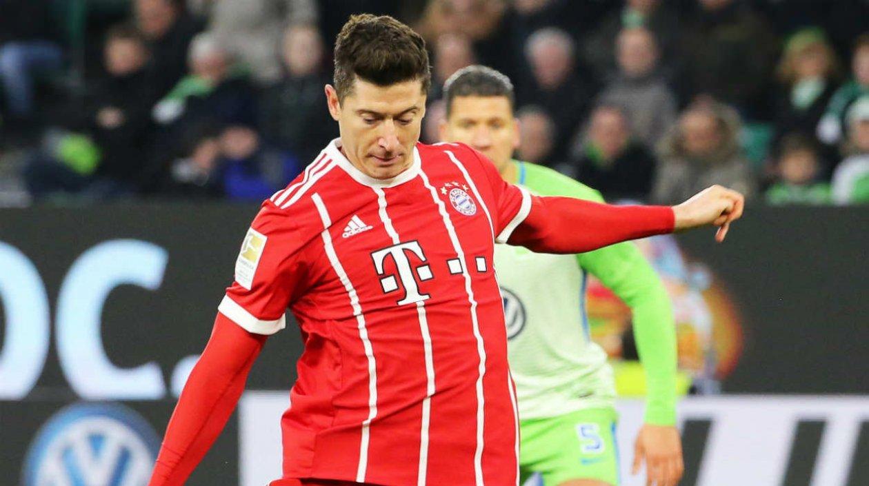 Robert Lewandowski, delantero polaco. 