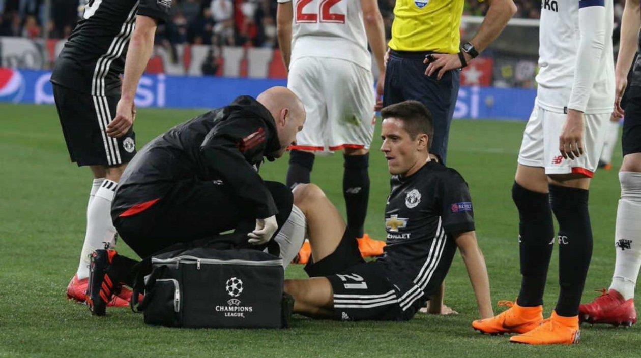 Ander Herrera, lesionado. 