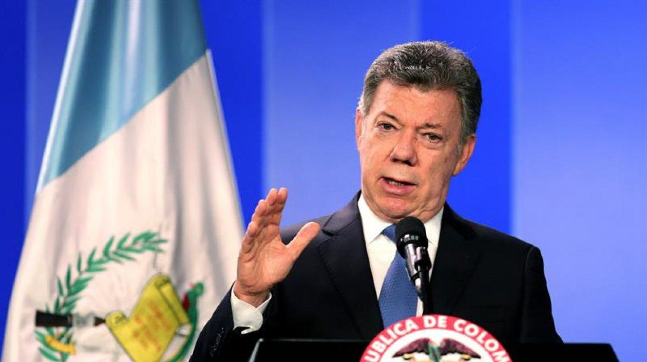 Juan Manuel Santos.