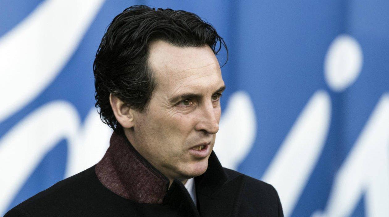 Unay Emeri, entrenador del PSG. 