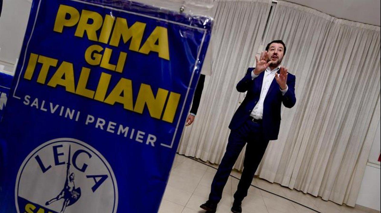 El líder de la Liga Norte italiana, Matteo Salvini.