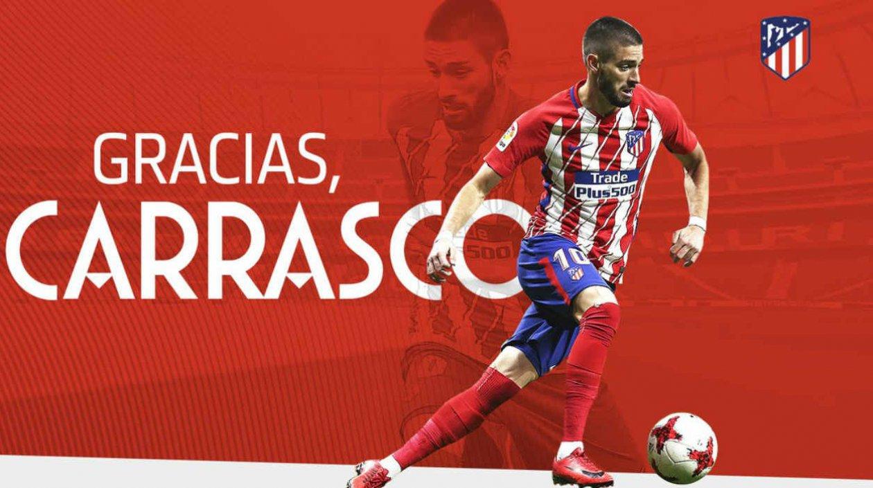 Así despidió el Atlético a sus jugadores. 