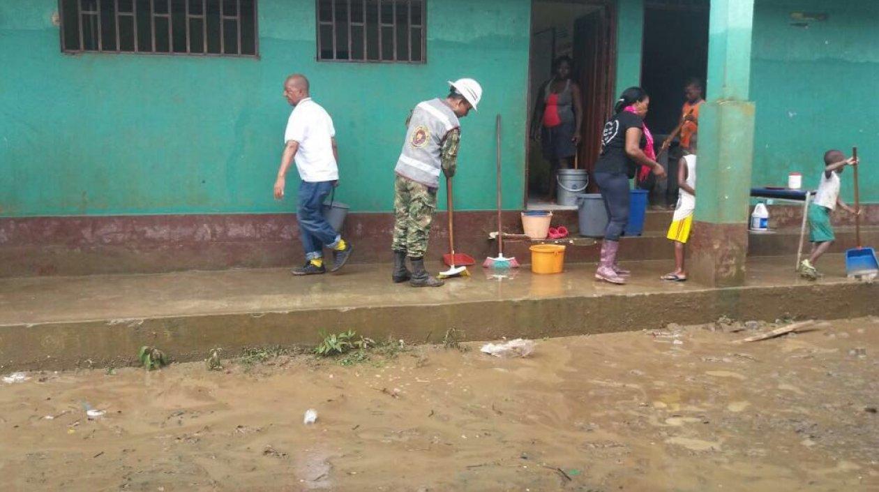 Cerca de 1.124 familias resultaron damnificadas en Lloró.