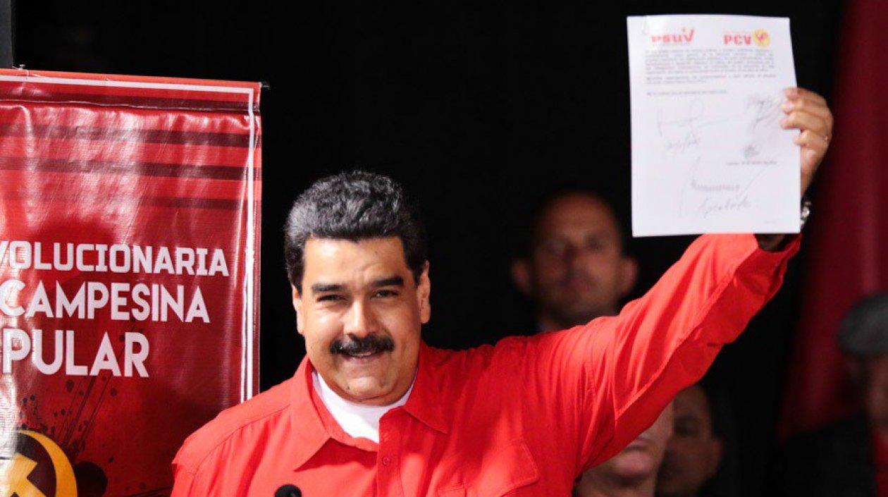 Nicolás Maduro, presidente de Venezuela.