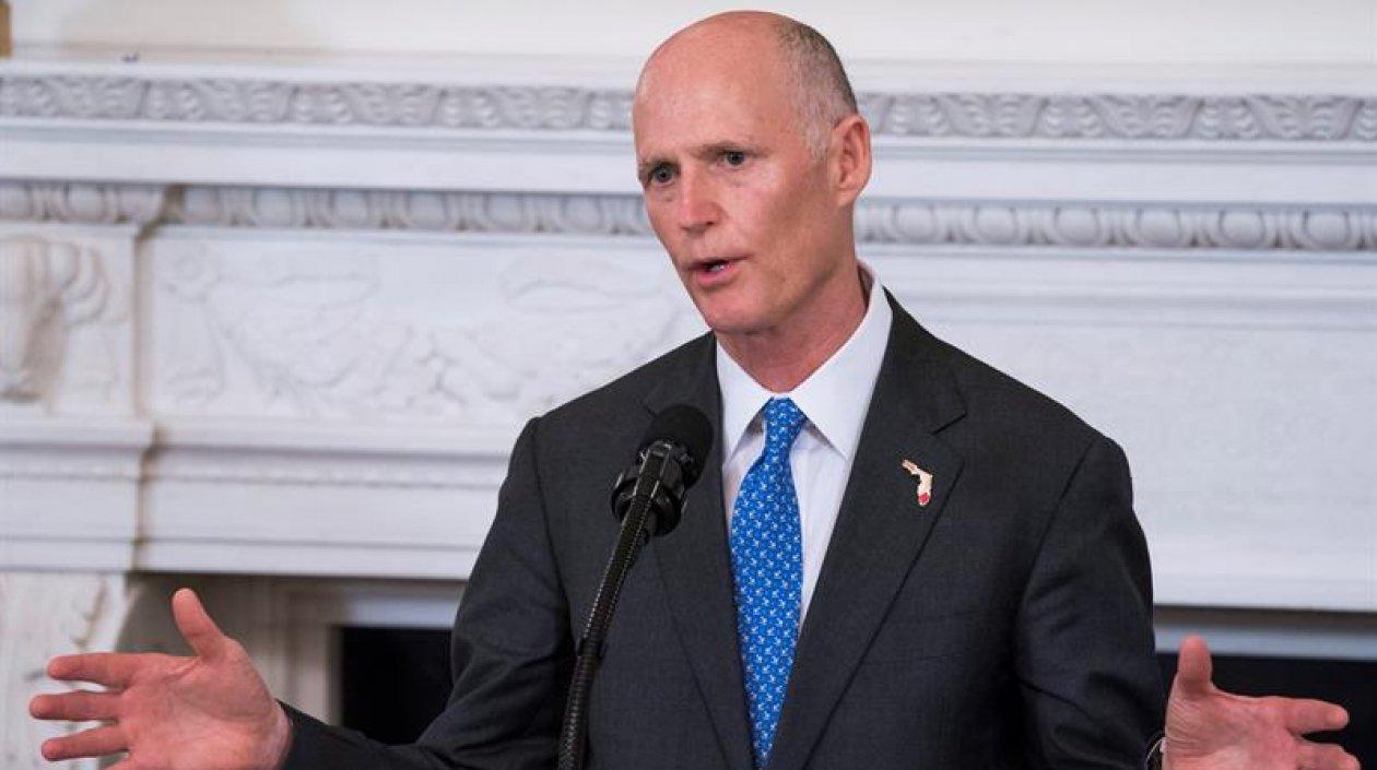 El gobernador de Florida, Rick Scott.