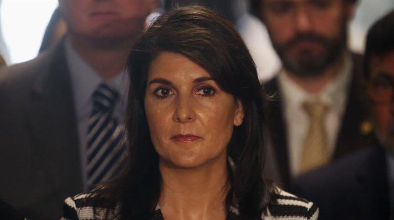 La embajadora de EE.UU. en la ONU, Nikki Haley.
