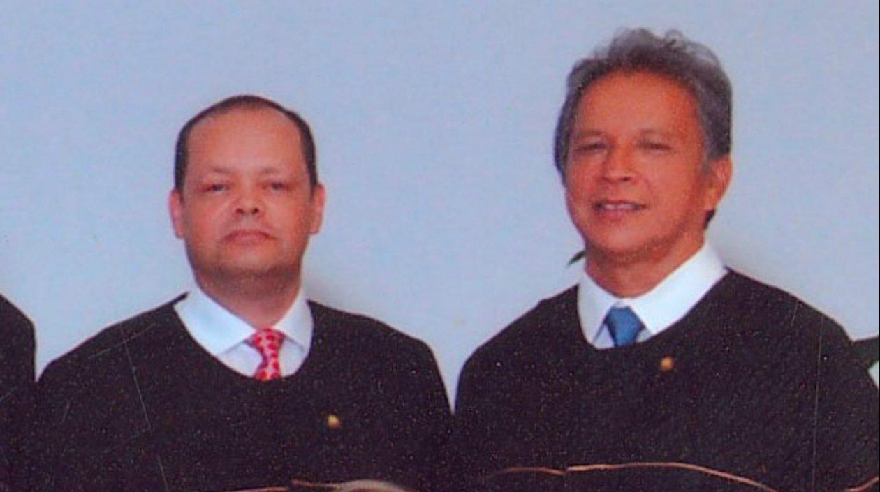 Fernando Castañeda Cantillo y Félix María Galvis Ramírez, magistrados condenados.