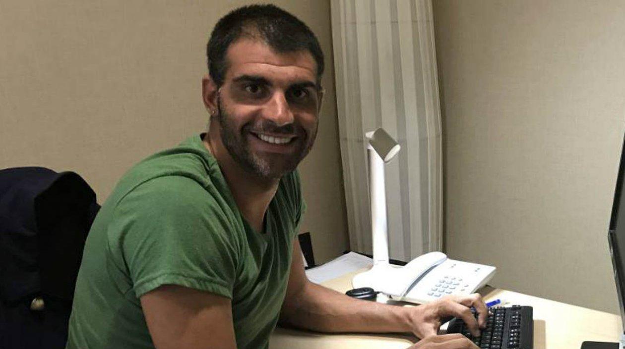 Òscar Pereiro, exciclista. t