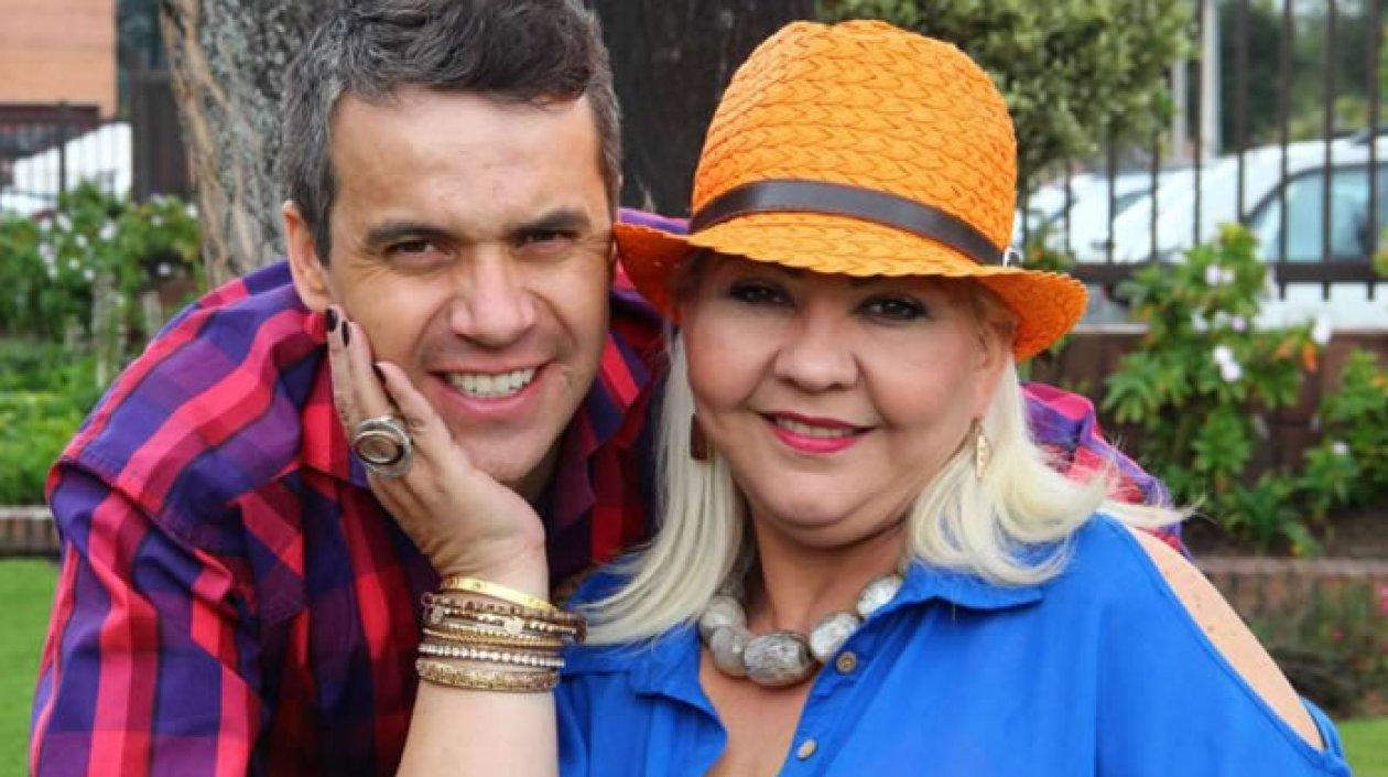 Los humoristas 'Pollilla' y la 'Gorda' Fabiola.