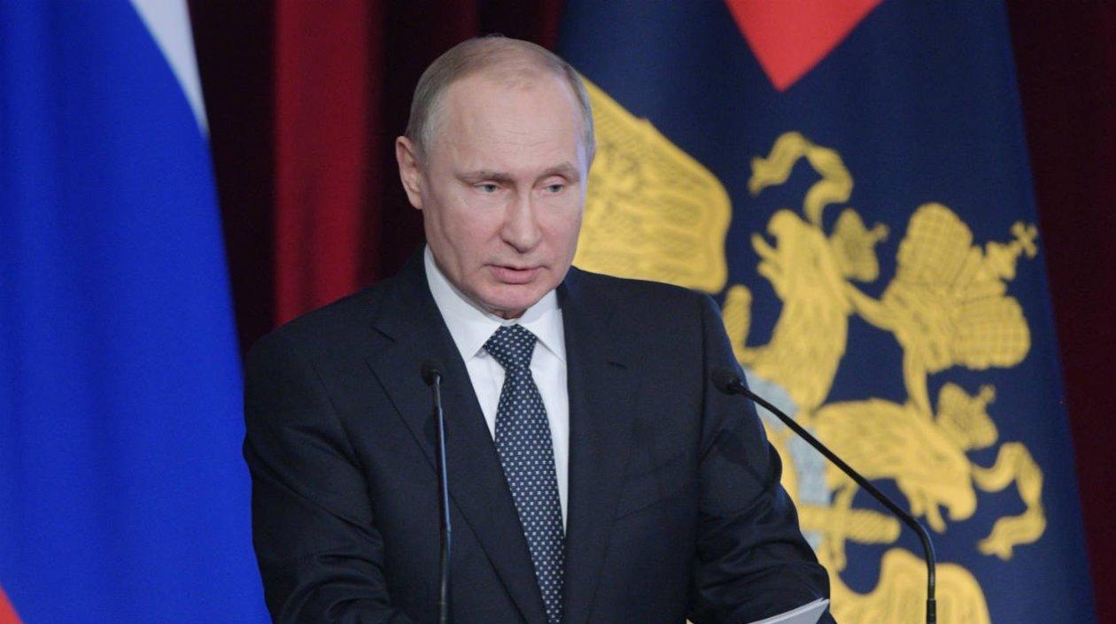 Vladimir Putin, presidente de Rusia. 