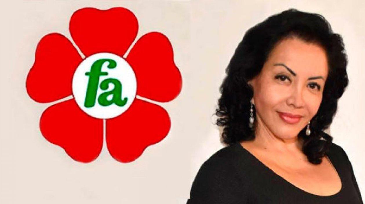 Ángela Villón, candidata al Congreso de Perú. 