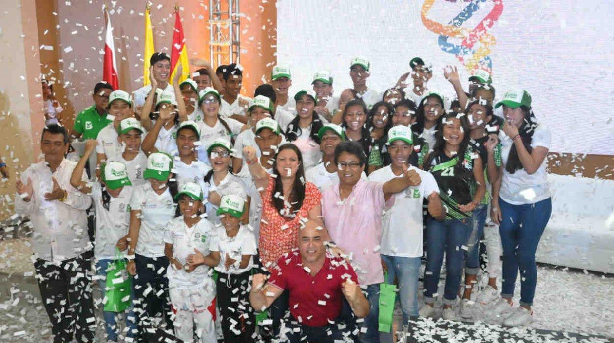 Atletas destacados del 2017. 