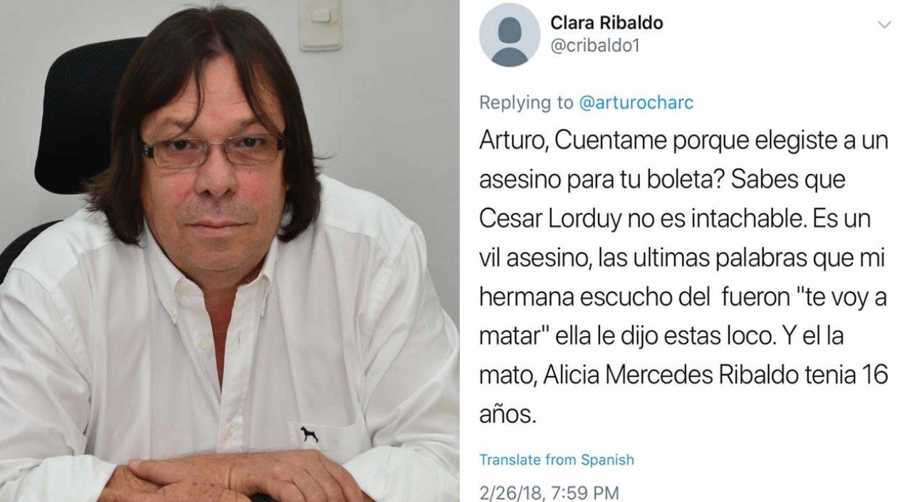 Cesar Lorduy, Candidato a la Cámara de Representantes - Twitter