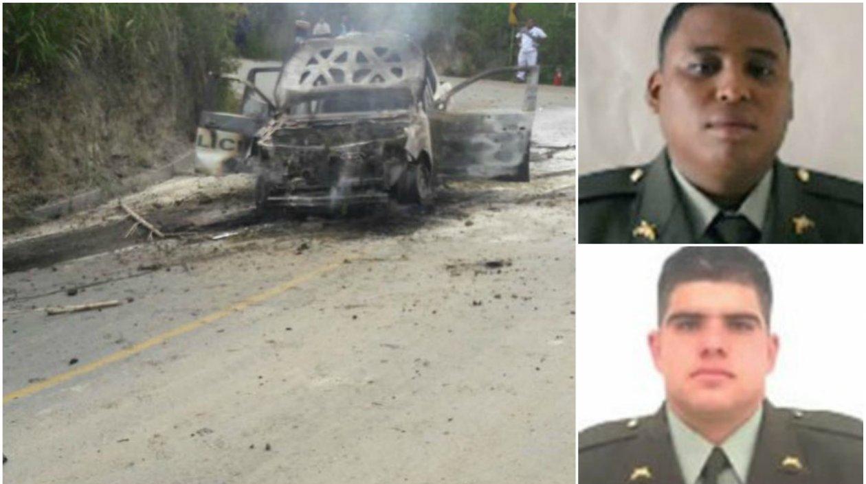 Jorge Andrés Quintero García y Jhoan Sebastián Rodríguez Barbosa fallecieron quemados.