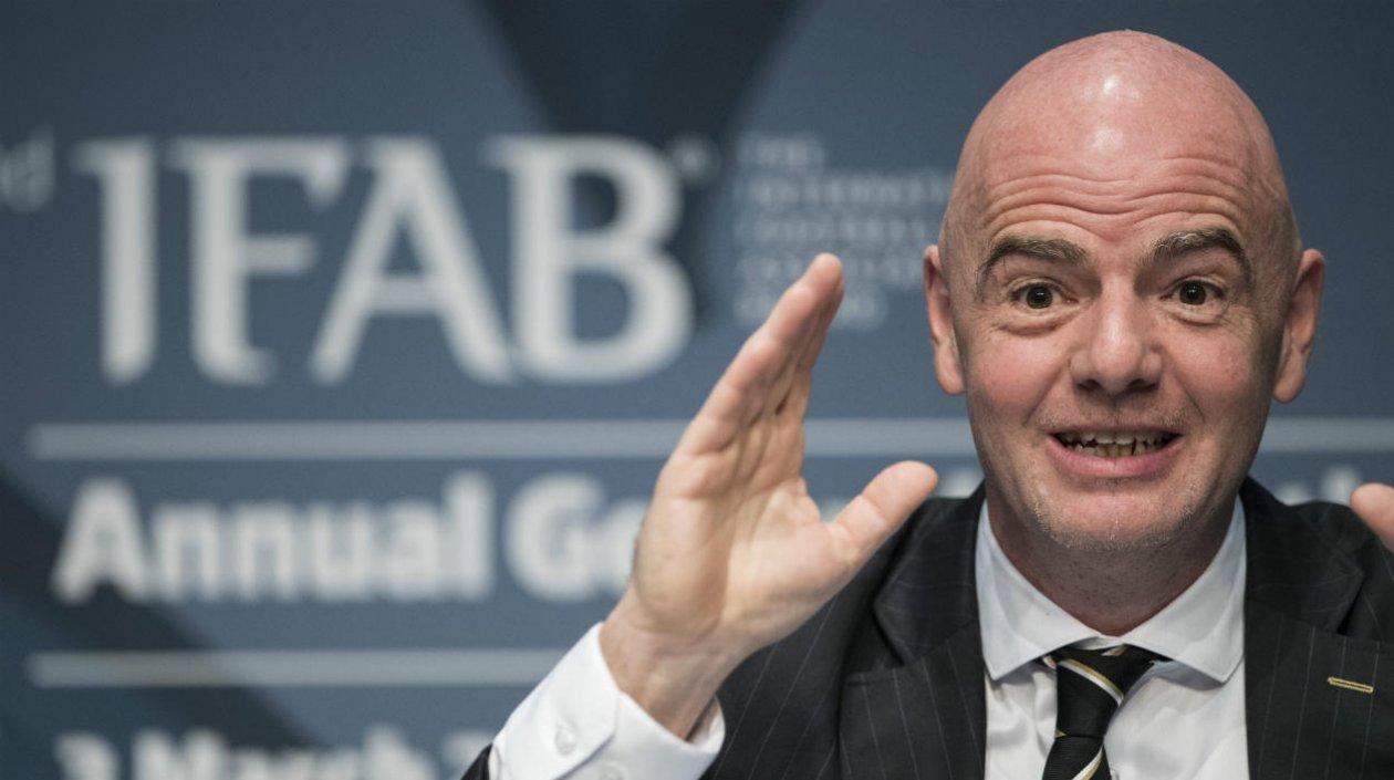 Gianni Infantino, presidente de la FIFA. 