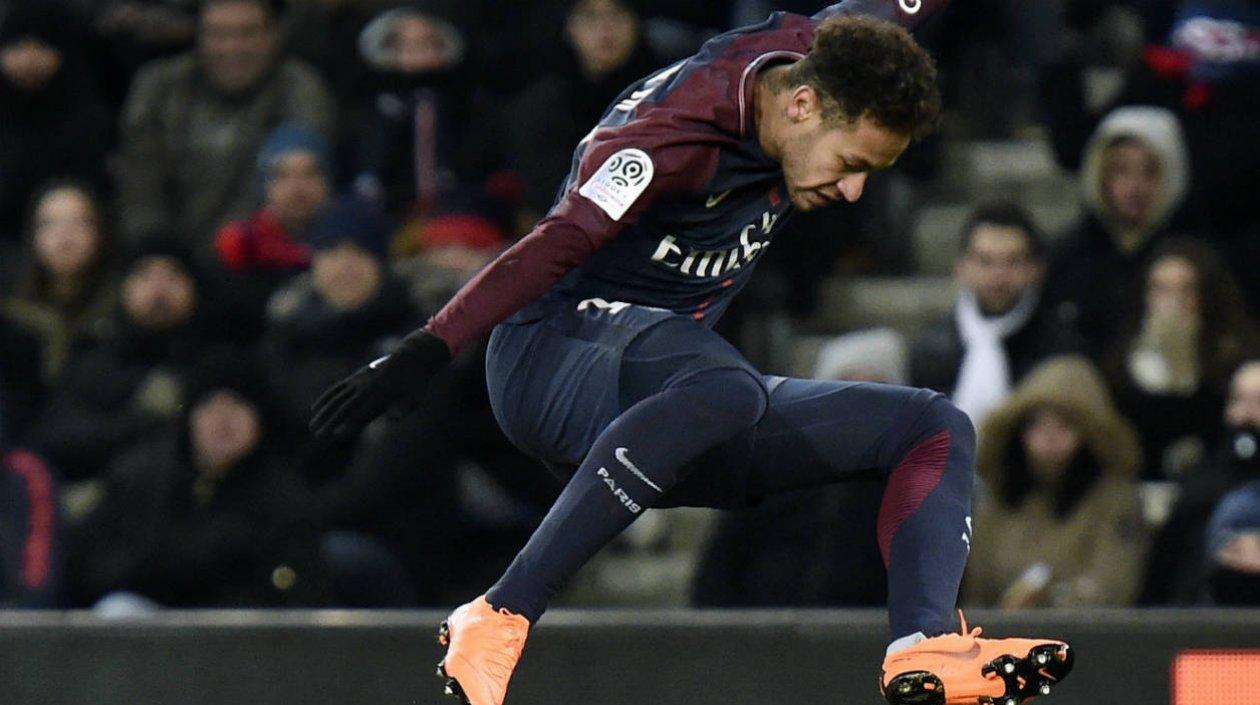 Neymar, delantero brasileño. 