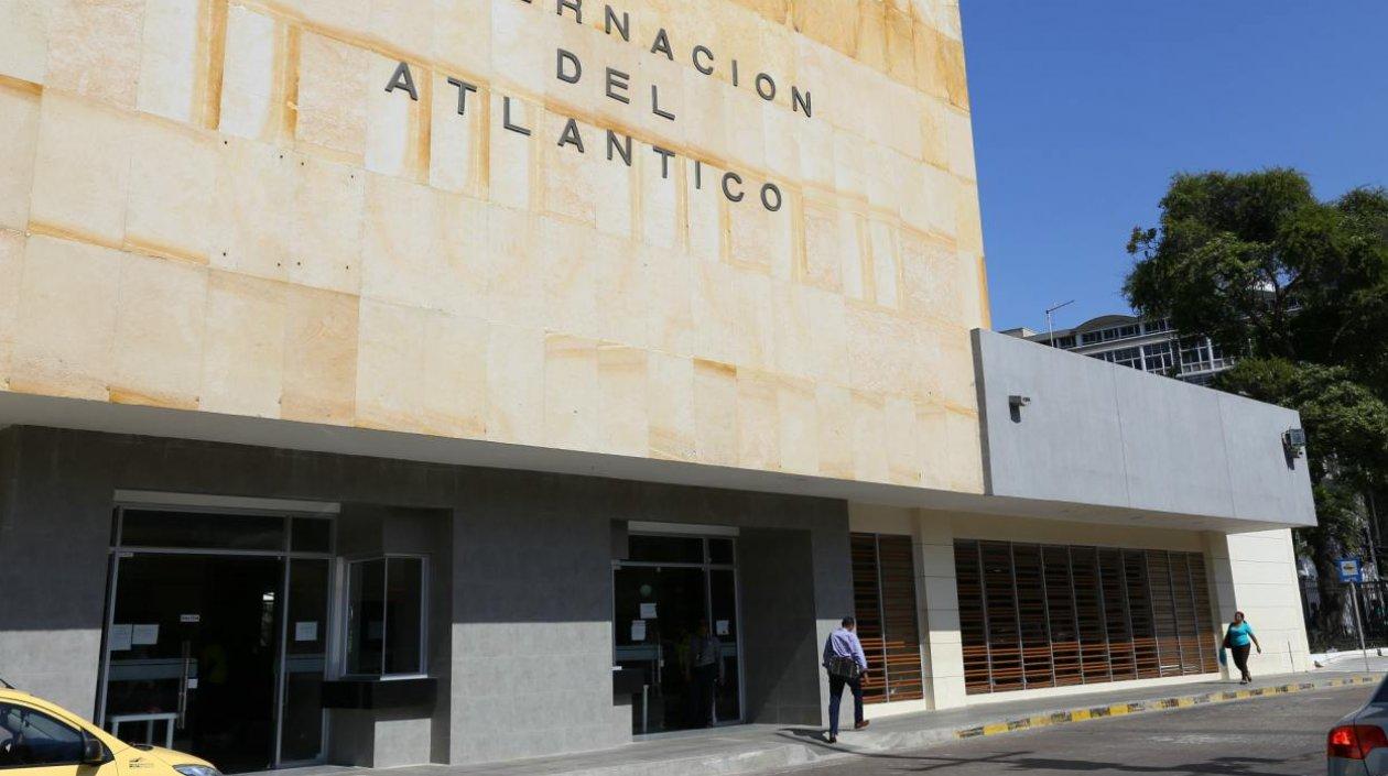 Fachada de la Gobernación del Atlántico.
