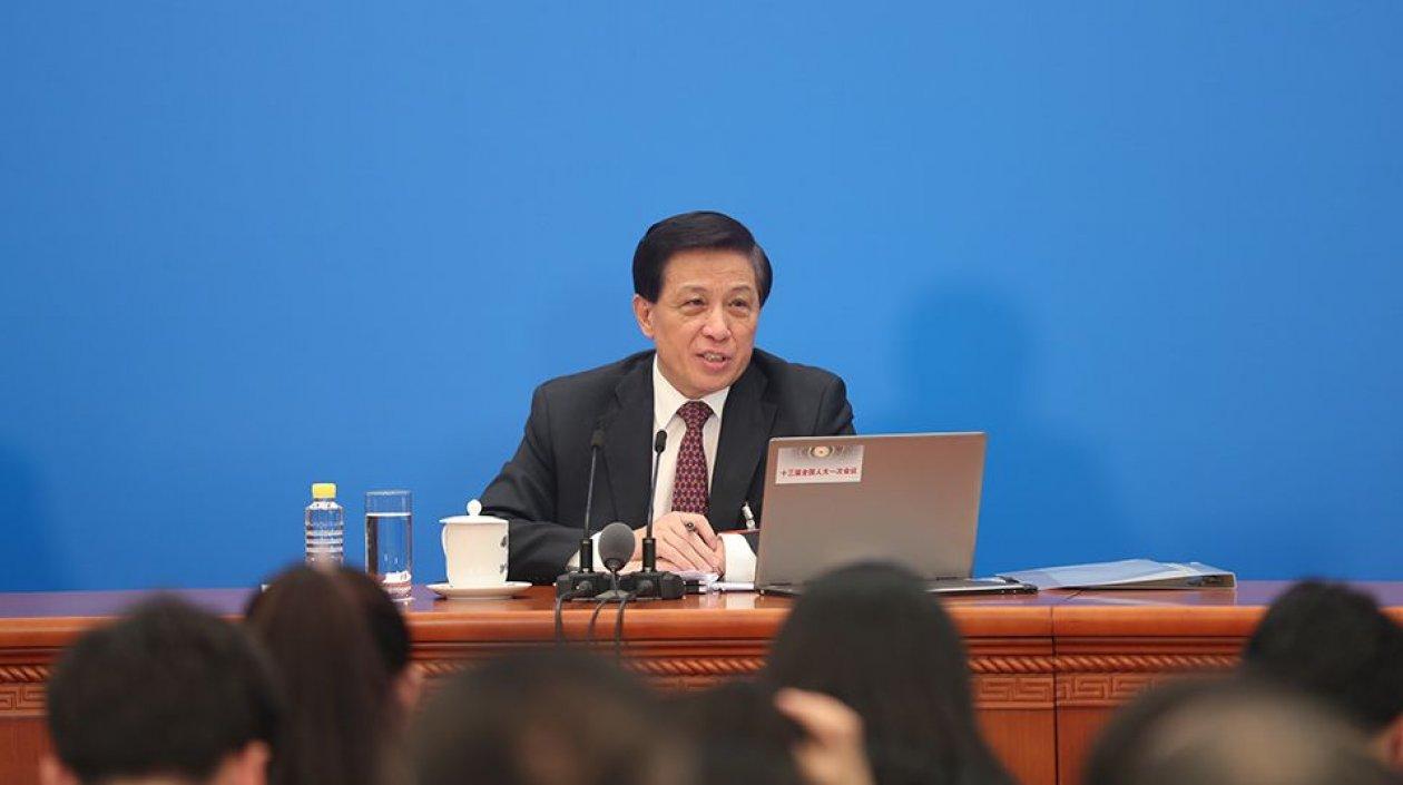 Zhang Yesui, portavoz del plenario de la Asamblea Nacional Popular (ANP, legislativo).
