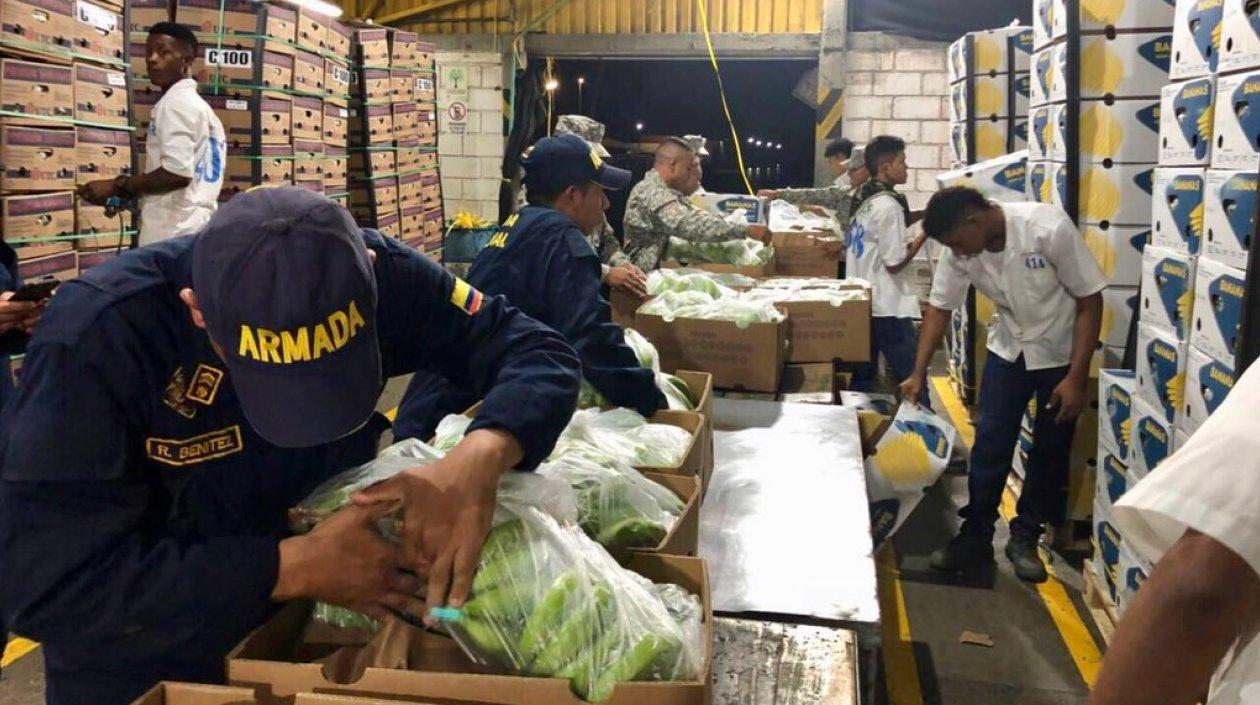 Es la más grande incautación desde la activación de la Fuerza de Tarea Contra el Narcotráfico No.73 “Neptuno” .