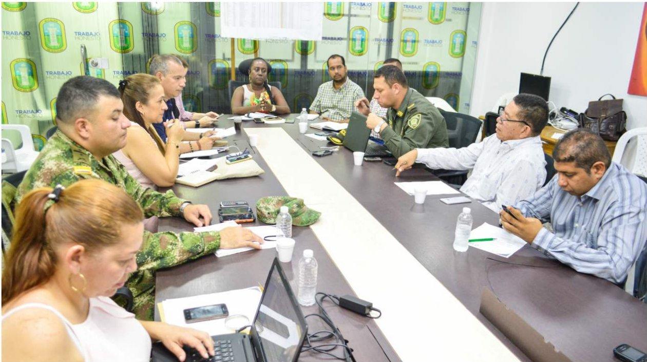 Imagen del sexto Comité de Seguimiento Electoral en Soledad.