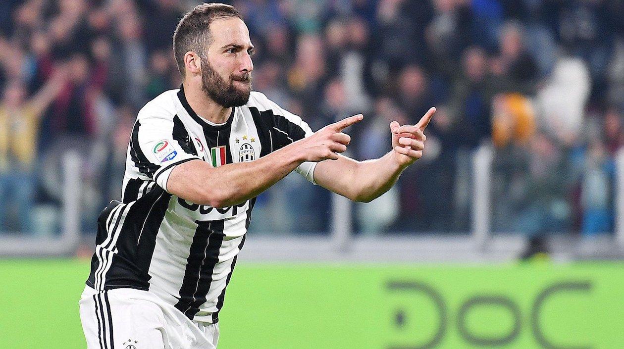 Gonzalo Higuaín, delantero de la Juventus. 