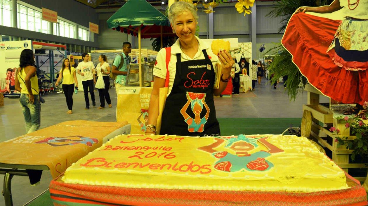 La presidenta de la Cruz Roja del Atlántico Patricia Maestre de Celia.