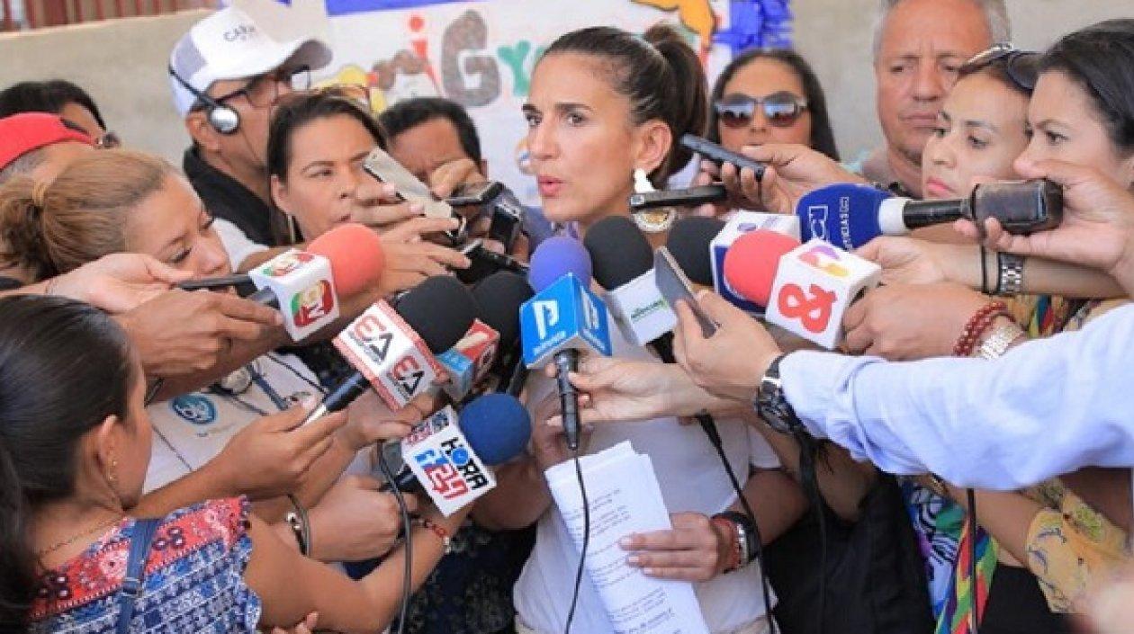Yaneth Giha, ministra de Educación.