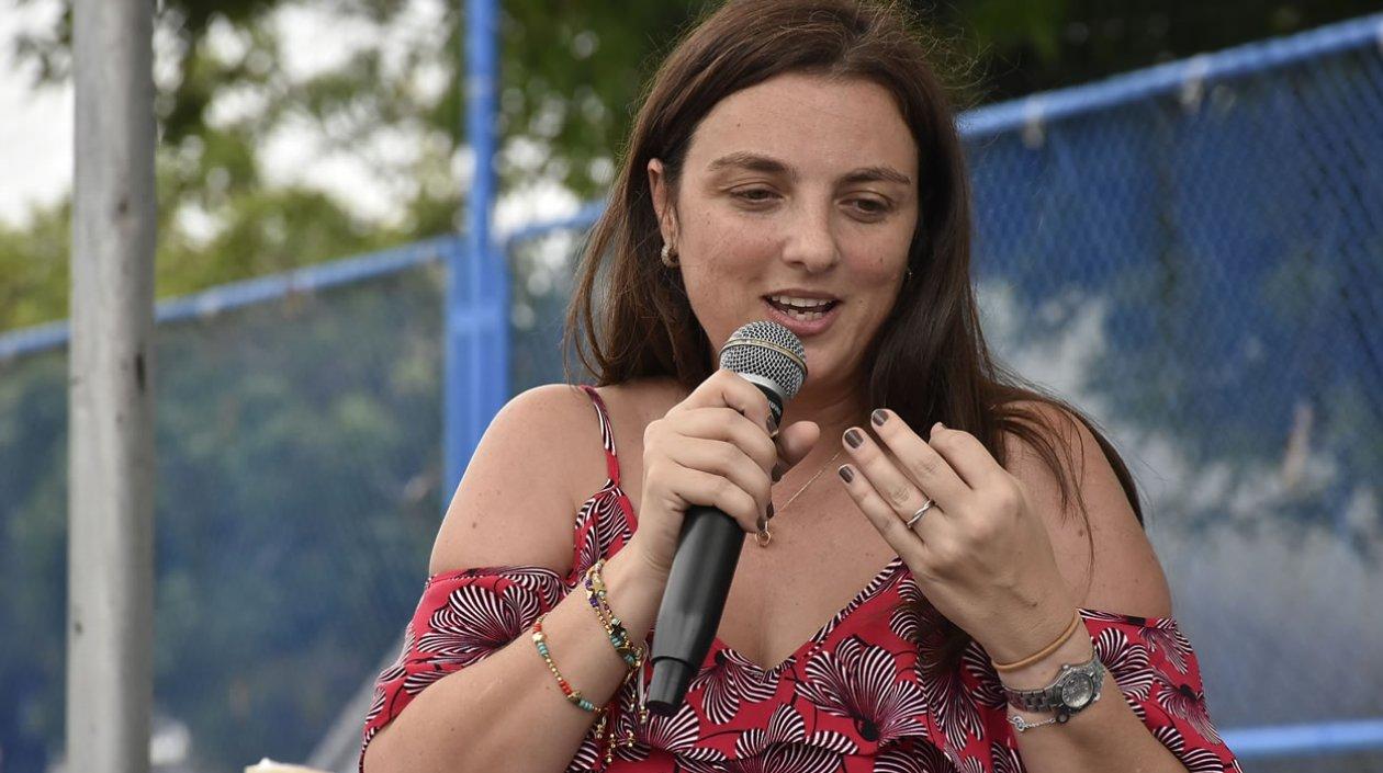 La Directora General del ICBF, Karen Abudinen Abuchaibe