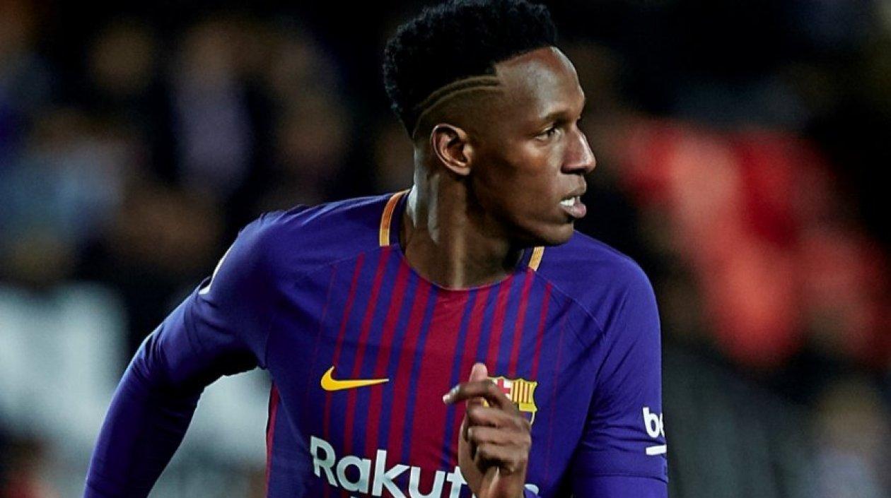 Yerry Mina, defensa del Barcelona. 
