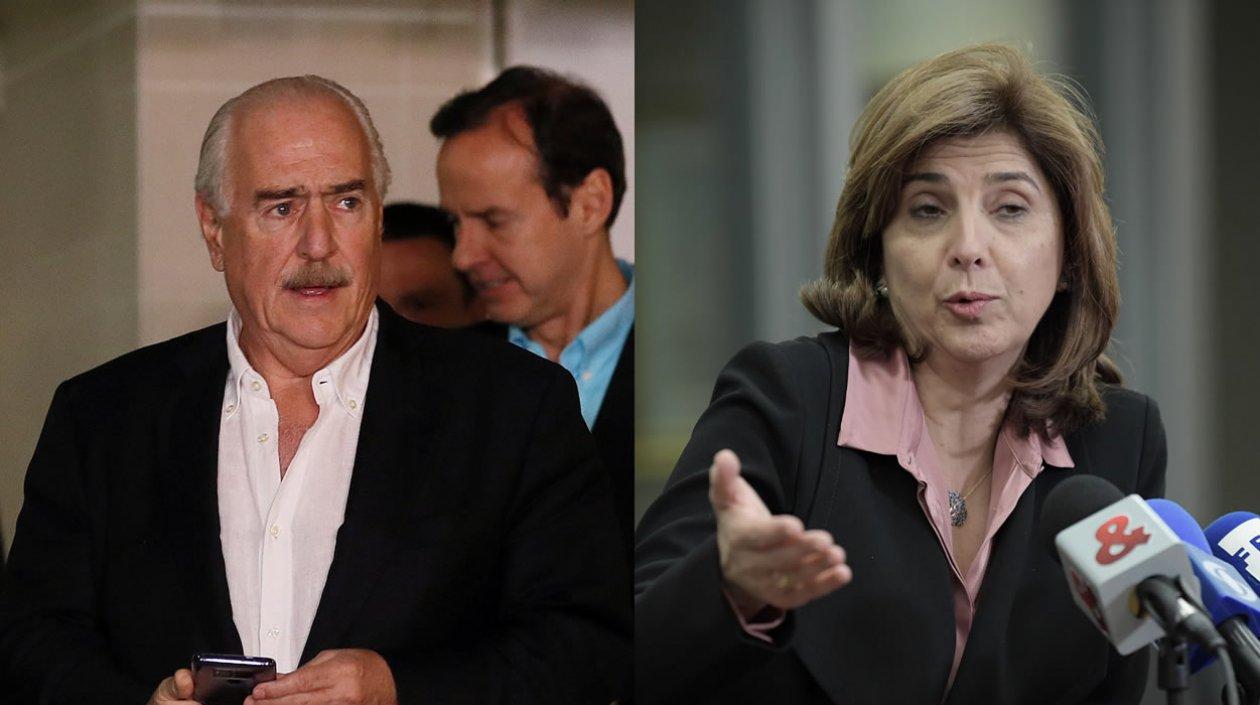 Andrés Pastrana y Maria Angela Holguin