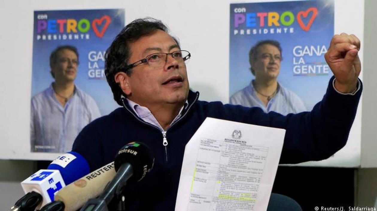 Gustavo Petro, candidato presidencial.