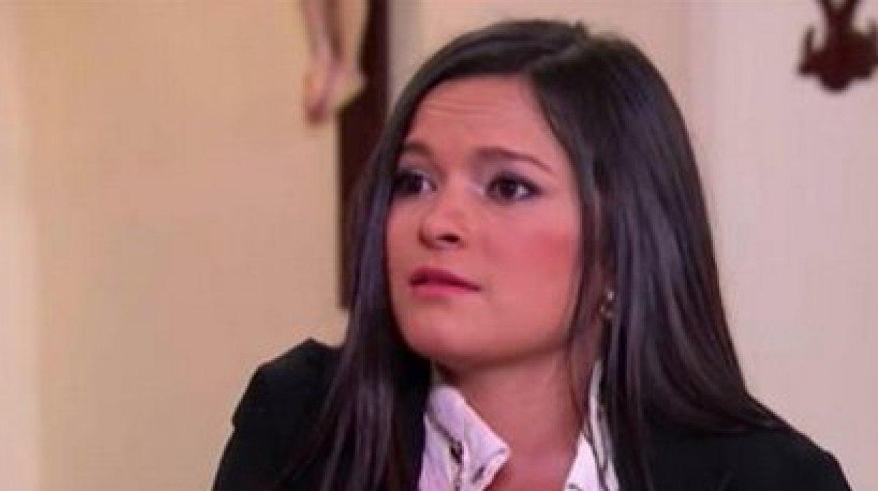 La actriz Johanna Cabrera.