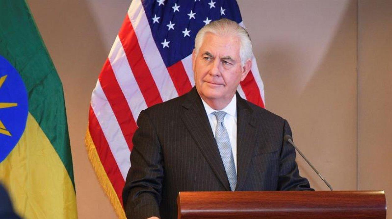 El secretario de Estado de EEUU, Rex Tillerson.