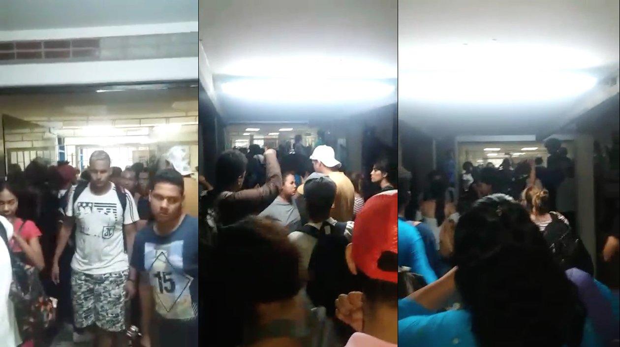 Momentos siguientes a los hechos.