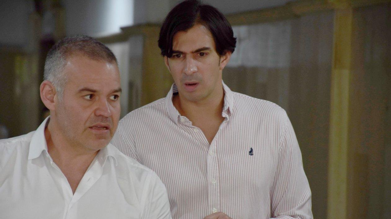 Gilberto Mendoza, presidente de la AMB, y Sergio Chams, presidente de la promotora Cuadrilatero.