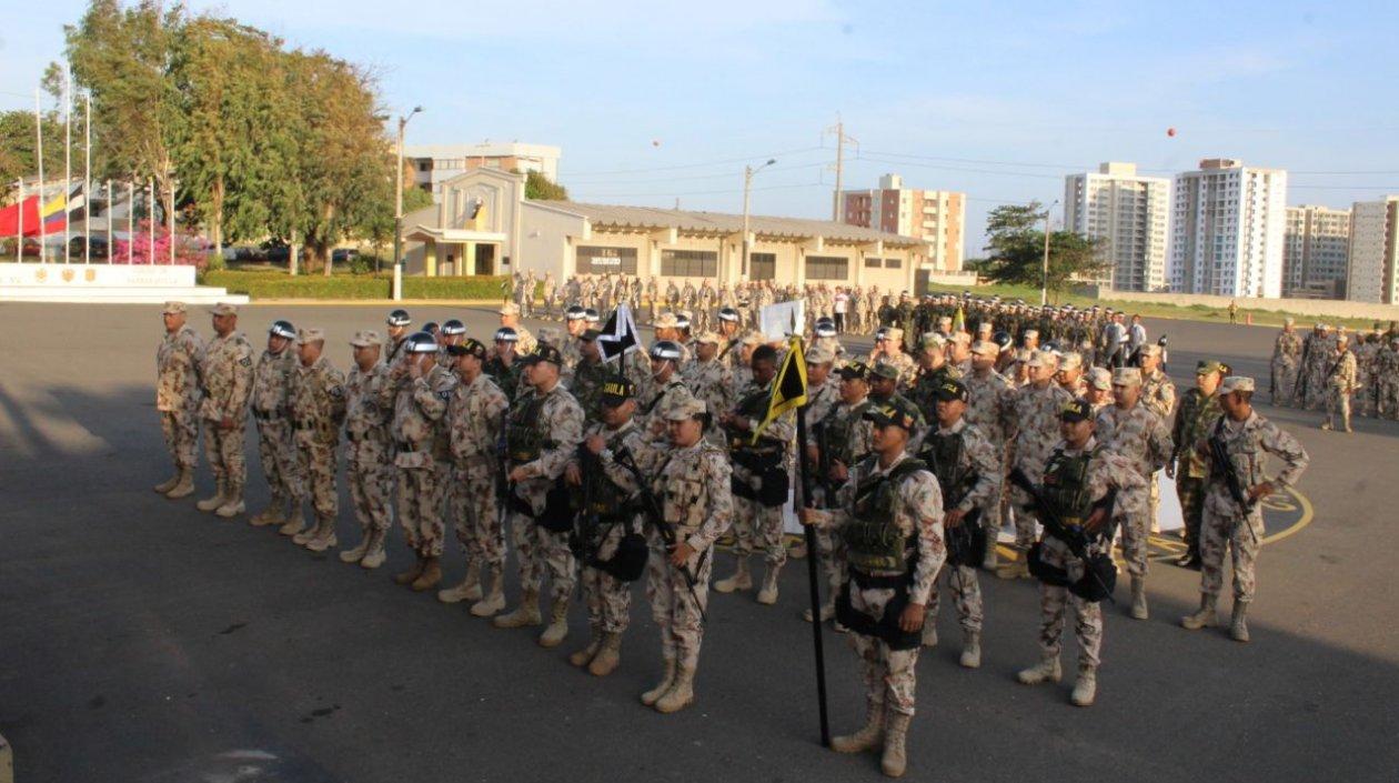 Un total de 2.500 soldados prestarán la vigilancia en la Región Caribe.