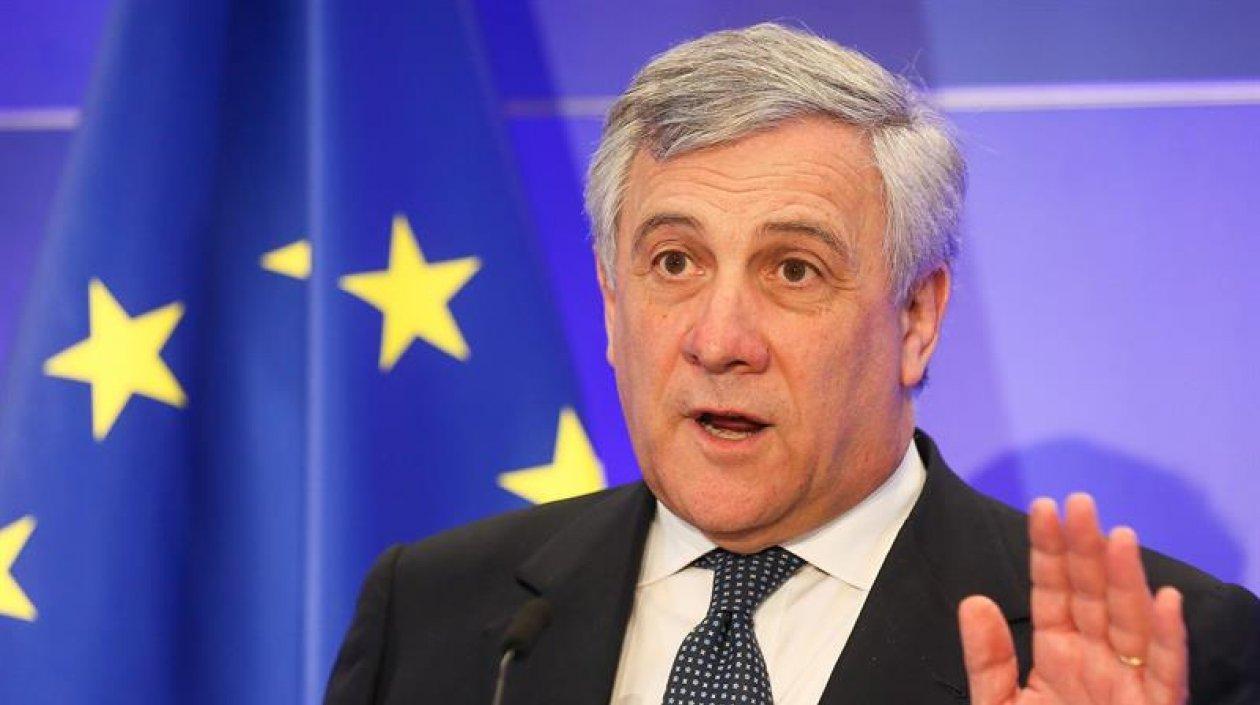El presidente del Parlamento Europeo, Antonio Tajani.