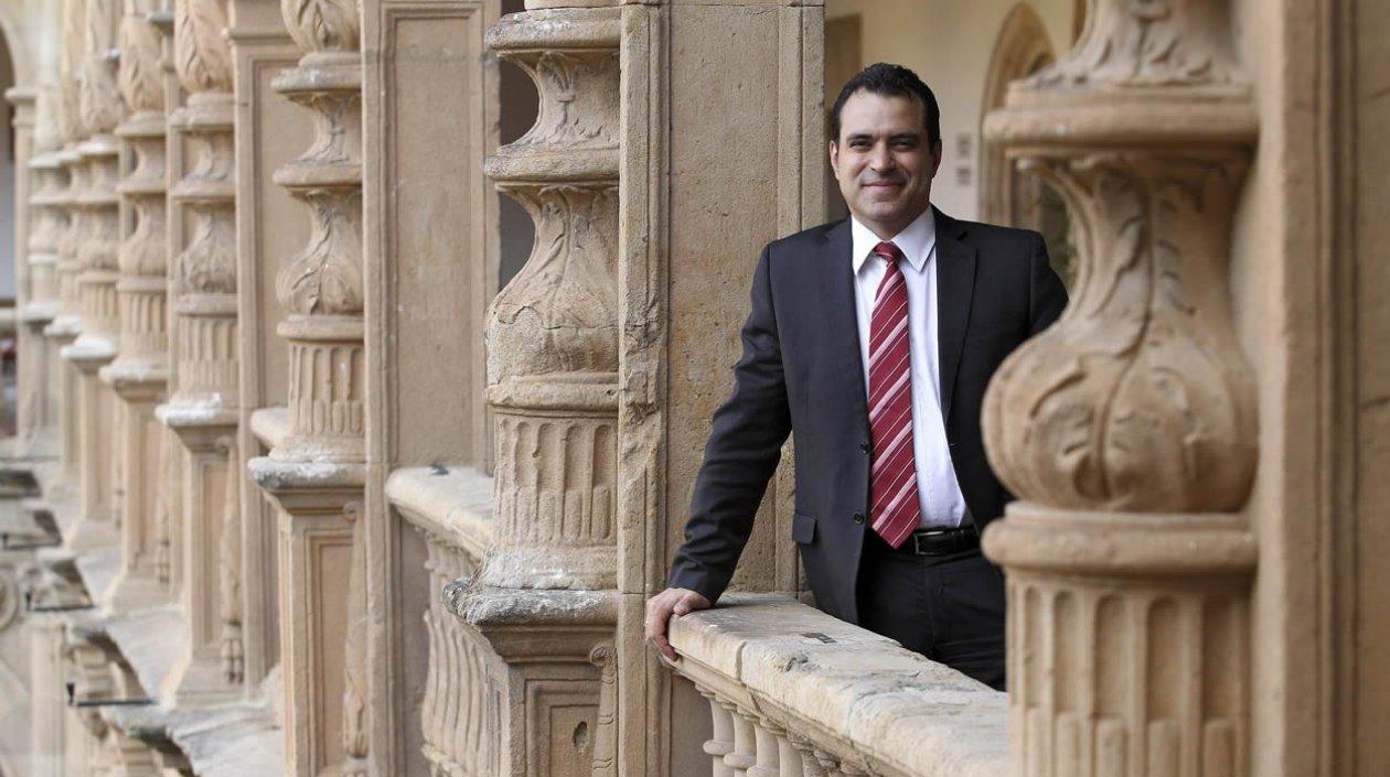 El jefe de la Misión de Veeduría Electoral de la OEA para las elecciones legislativas que se realizarán mañana en Colombia, Kevin Casas Zamora