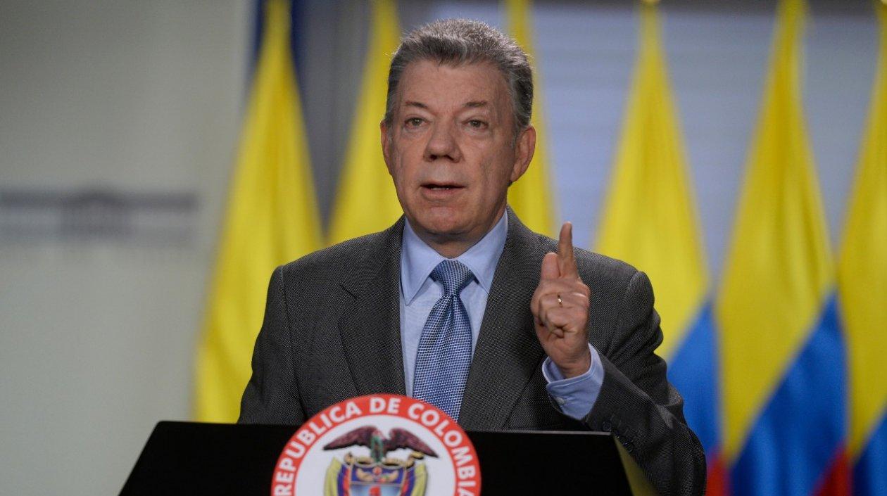 Juan Manuel Santos, presidente de Colombia.