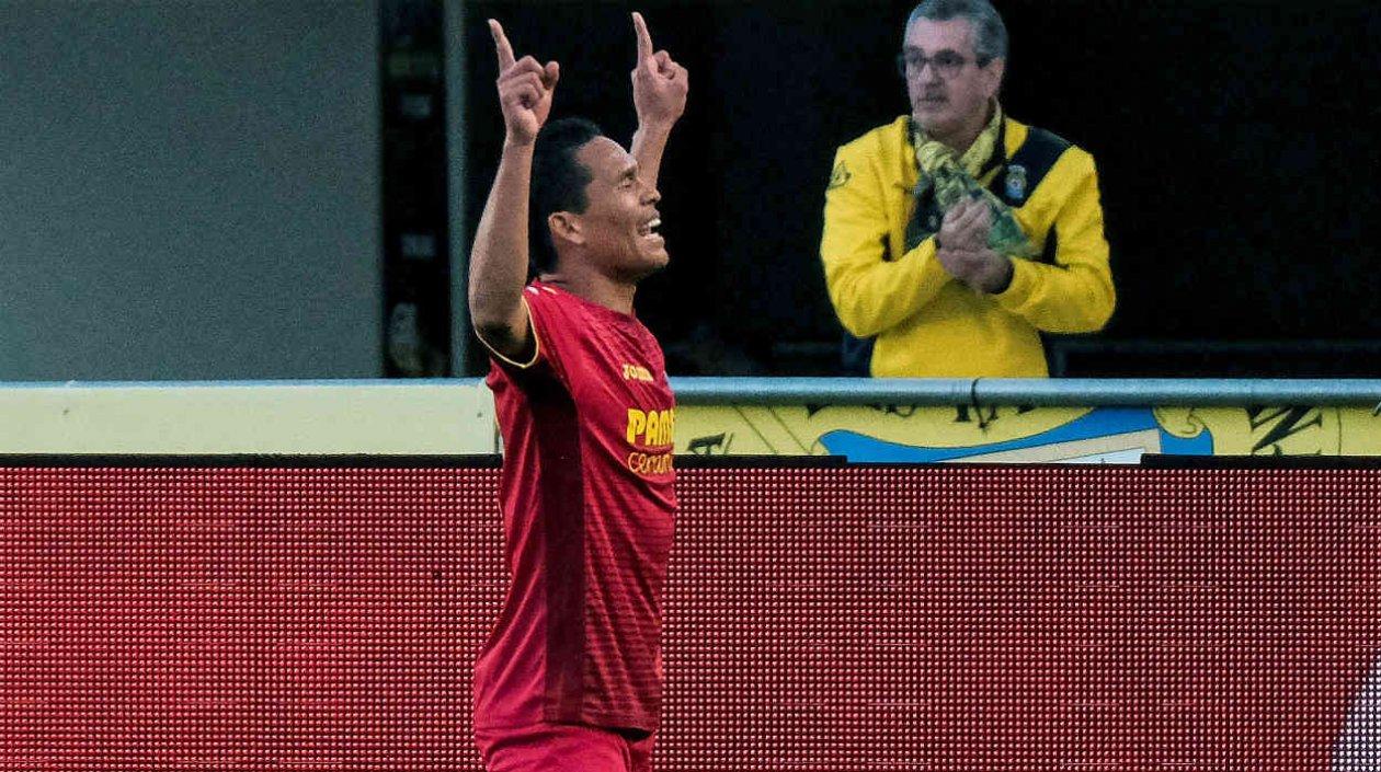 Carlos Bacca, delantero del Villarreal. 