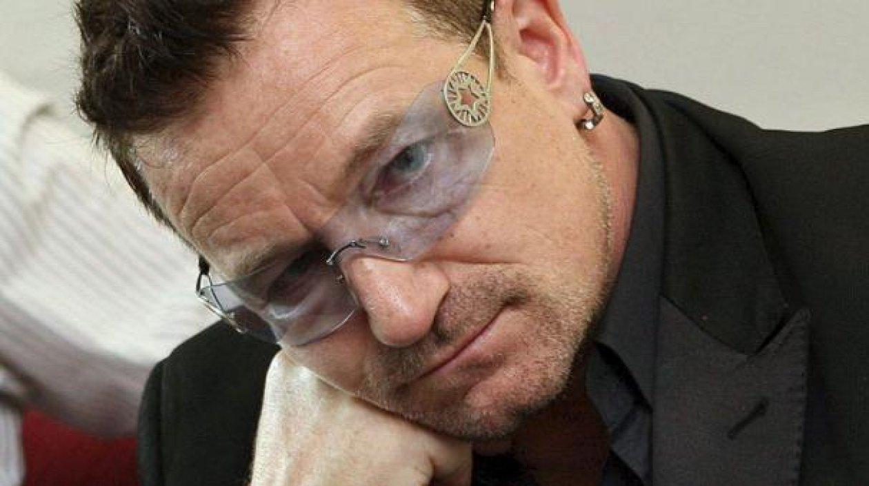 El cantante Bono.