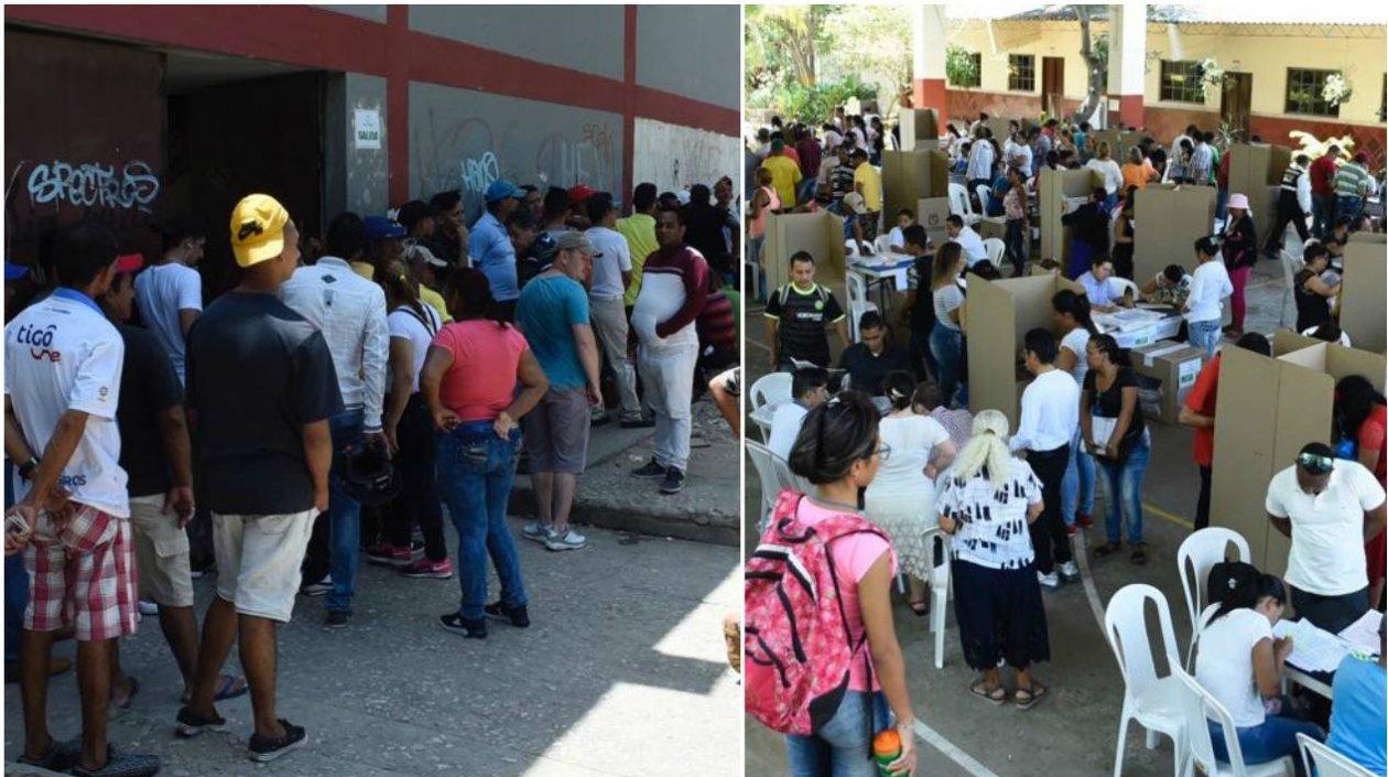 Por fuera y por dentro, es alta la afluencia de los electores en la Cruzada Social.