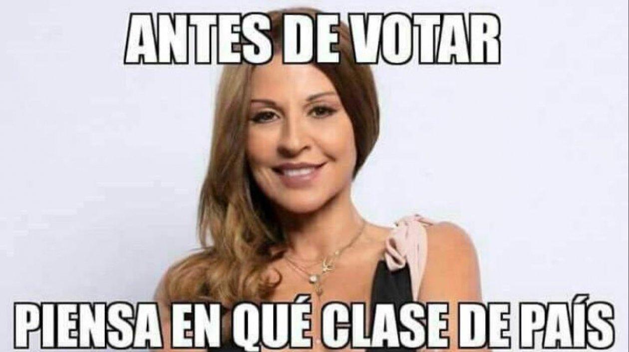 El meme dedicado a Amparo Grisales.