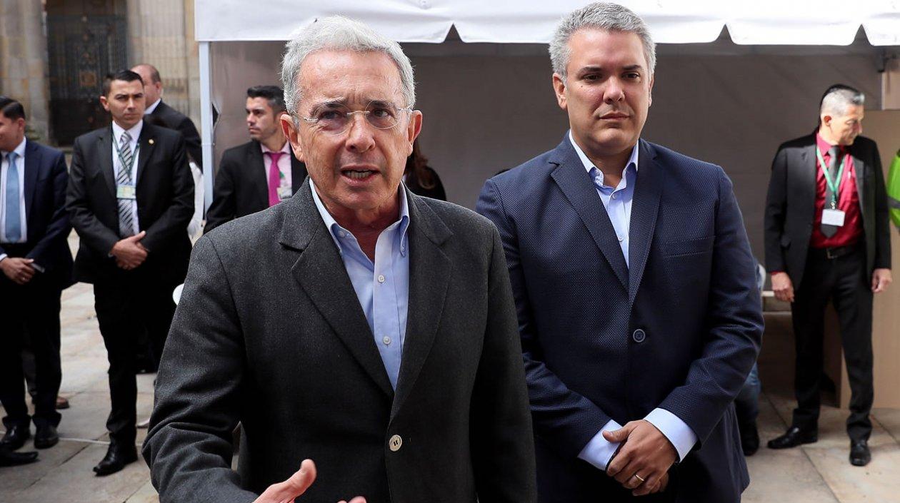 El expresidente colombiano Alvaro Uribe