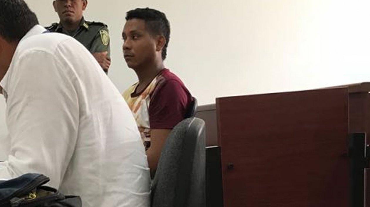 Ricardo Cañarete Escorcia, alias ‘Ricardito’, en audiencia.