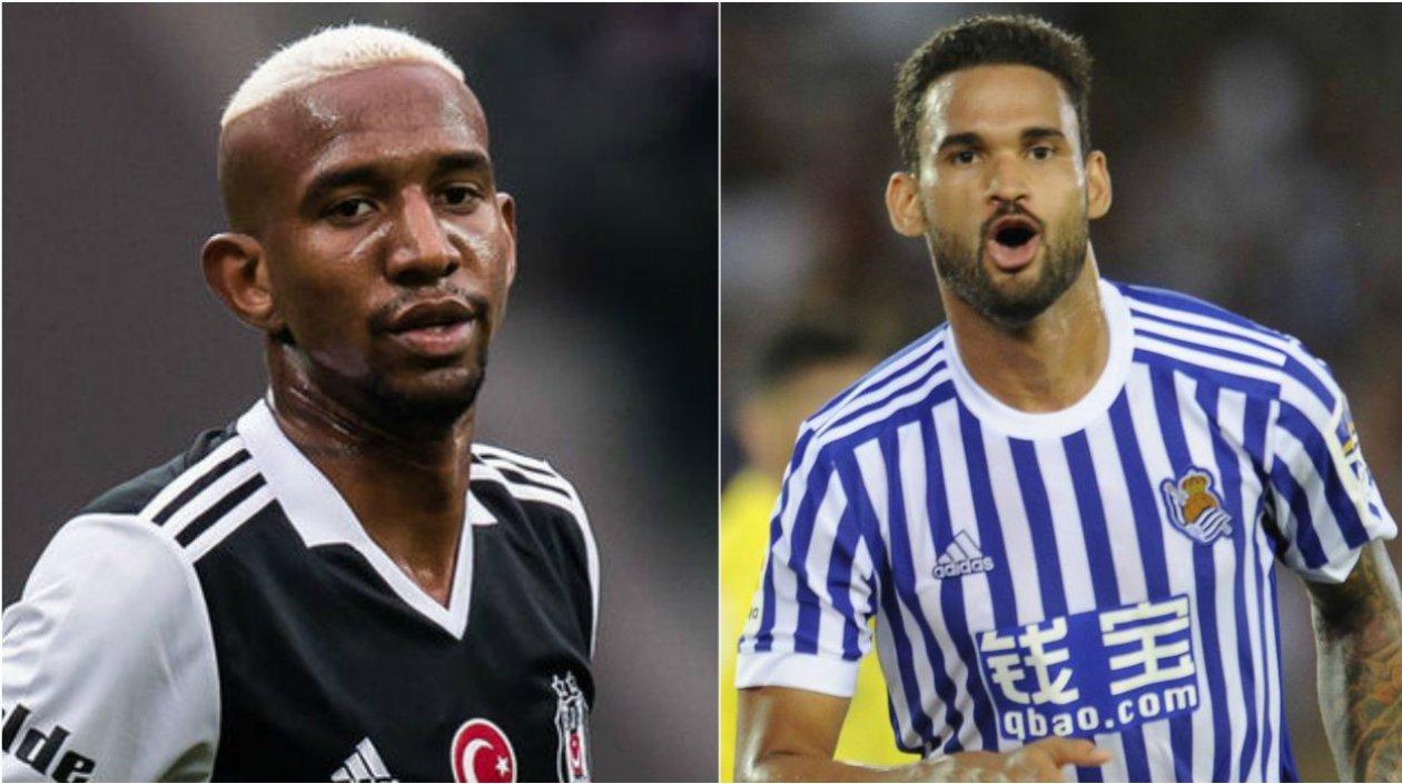 Anderson Talisca (Besiktas/TUR) y Willian José (Real Sociedad/ESP).