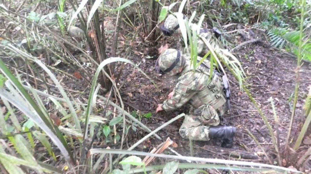 El Ejército también neutralizó 11 artefactos explosivos.