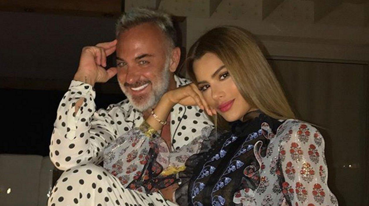 Gianluca Vacchi y Ariadna Gutiérrez.