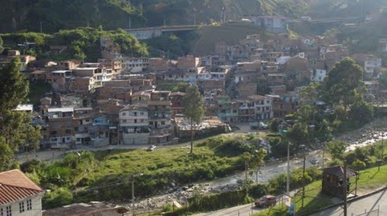 Corregimiento de San Cristobal, en Medellín.