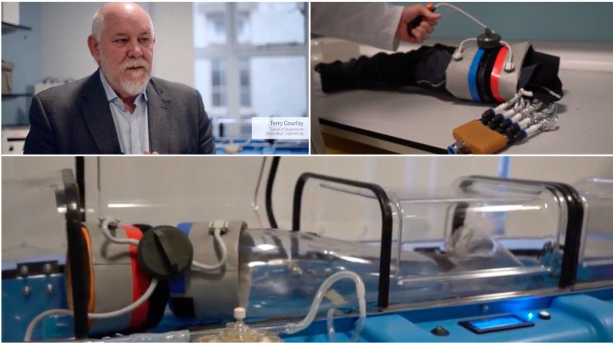 Terry Gourlay, jefe del departamento de Ingeniería Biomédica de la Universidad de Strathclyde.
